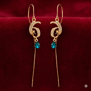 Gold Diamond Earrings