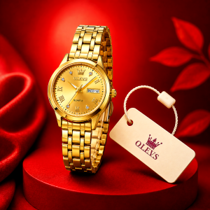 OLEVS Women's Diamond Watch (GOLD)